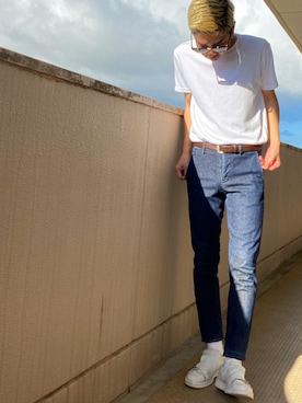 「lideal（リデアル）のアイテム」を使った、naaadyさん（メンズ・170cm）の夏コーディネート