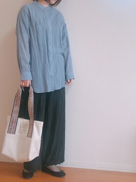 「RODE SKO」｜「アイテム（レッグウェア）」を使った、ぬふさん（レディース・165cm）の春コーディネート