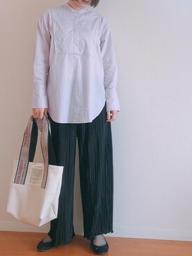 「RODE SKO」｜「アイテム（レッグウェア）」を使った、ぬふさん（レディース・165cm）の春コーディネート