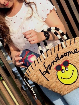 「ACCOMMODE（アコモデ）のアイテム（財布/小物）」を使った、ACCOMMODE ルミネ池袋さん（レディース・160cm）の夏コーディネート