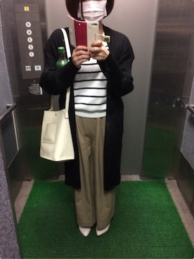 「ututu（ウツツ）のアイテム」を使った、もぐさん（レディース・158cm）の春コーディネート