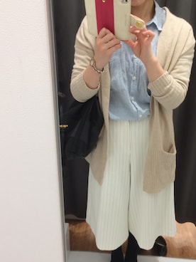 「ututu（ウツツ）のアイテム」を使った、もぐさん（レディース・158cm）の春コーディネート