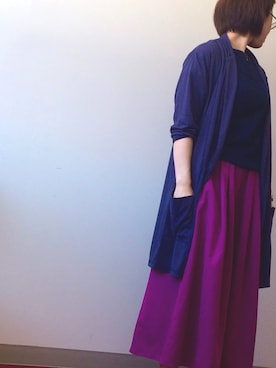 「ututu（ウツツ）のアイテム」を使った、もぐさん（レディース・158cm）の夏コーディネート