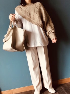 AYUMIさん（レディース・157cm）の冬コーディネート