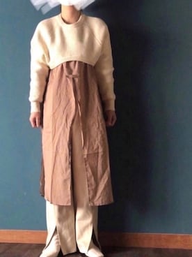 「Twinkle;pm（トゥインクルピーエム）のアイテム」を使った、AYUMIさん（レディース・157cm）の冬コーディネート