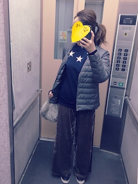 「158cm」｜「アイテム（スリッポン）」を使った、iamami62さん（レディース・158cm）の冬コーディネート