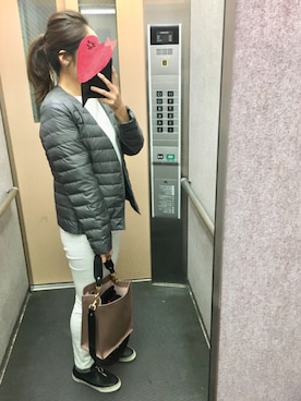 「158cm」｜「アイテム（スリッポン）」を使った、iamami62さん（レディース・158cm）の冬コーディネート