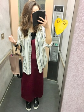 「158cm」｜「アイテム（スリッポン）」を使った、iamami62さん（レディース・158cm）の春コーディネート