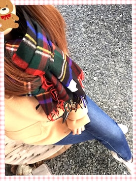 「URBAN RESEARCH（アーバンリサーチ）のアイテム（ダッフルコート）」を使った、yuco.882さん（レディース・156cm）の冬コーディネート