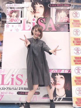 「MAR（メーア）のアイテム」を使った、浜口藍子(Ranko)さん（レディース・160cm）の春コーディネート