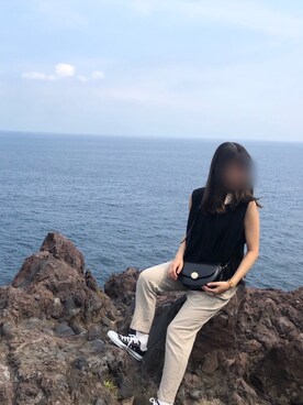 「CONVERSE（コンバース）のconverse（コンバース） ALL STAR OX（オールスターOX）（スニーカー）」を使った、panさん（レディース・161cm）の夏コーディネート