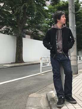 「STUDIOUS SELECT(STUDIOUS SELECT)」｜「アイテム（MA-1）」を使った、tds_abyさん（メンズ・170cm）の夏コーディネート