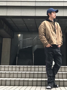 「STUDIOUS SELECT(STUDIOUS SELECT)」｜「アイテム（キャップ）」を使った、tds_abyさん（メンズ・170cm）の夏コーディネート