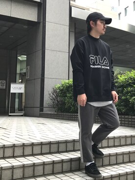 「DISCOVERED（ディスカバード）のアイテム（パンツ）」を使った、tds_abyさん（メンズ・170cm）の夏コーディネート