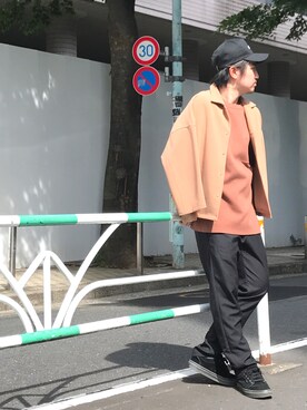 「STUDIOUS SELECT(STUDIOUS SELECT)」｜「アイテム（スラックス）」を使った、tds_abyさん（メンズ・170cm）の夏コーディネート