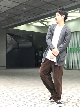 「STUDIOUS SELECT(STUDIOUS SELECT)」｜「アイテム（スニーカー）」を使った、tds_abyさん（メンズ・170cm）の夏コーディネート
