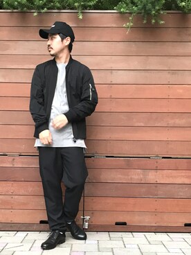 「STUDIOUS SELECT(STUDIOUS SELECT)」｜「アイテム（スラックス）」を使った、tds_abyさん（メンズ・170cm）の秋コーディネート