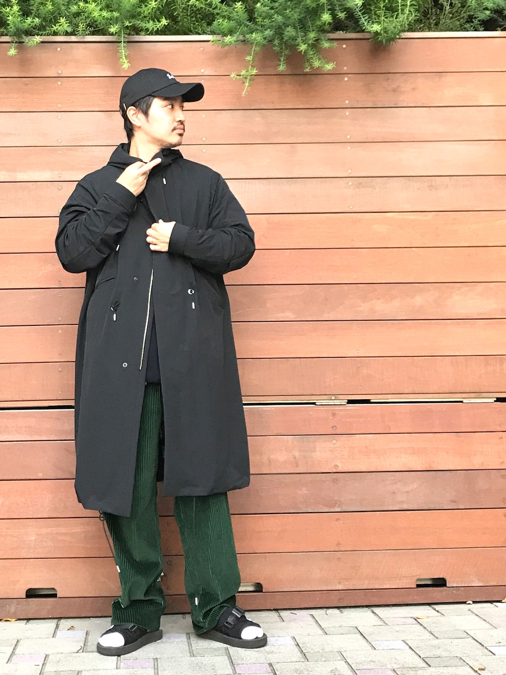 NUMBER (N)INEのモッズコートを使った人気ファッションコーディネート