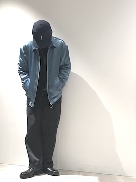 「STUDIOUS（ステュディオス）のアイテム（スリッポン）」を使った、tds_abyさん（メンズ・170cm）の春コーディネート