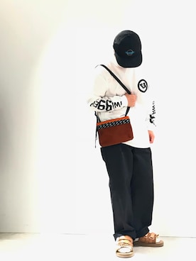 「FACTOTUM（ファクトタム）のアイテム（帽子）」を使った、tds_abyさん（メンズ・170cm）の春コーディネート