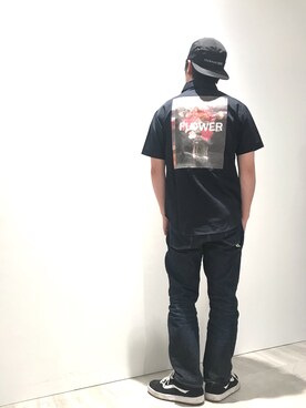 「FACTOTUM（ファクトタム）のアイテム（帽子）」を使った、tds_abyさん（メンズ・170cm）の春コーディネート