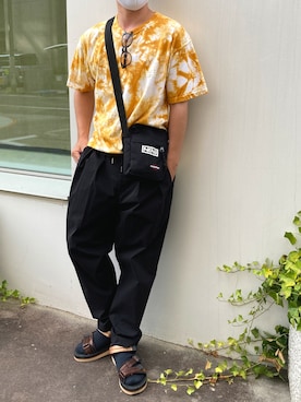 「suicoke（スイコック）のアイテム」を使った、tds_abyさん（メンズ・170cm）の夏コーディネート