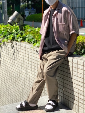 「suicoke（スイコック）のアイテム」を使った、tds_abyさん（メンズ・170cm）の夏コーディネート