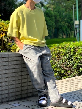 「suicoke（スイコック）のアイテム」を使った、tds_abyさん（メンズ・170cm）の夏コーディネート