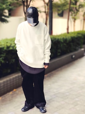 「NUMBER (N)INE（ナンバーナイン）のアイテム（キャップ）」を使った、tds_abyさん（メンズ・170cm）の秋コーディネート