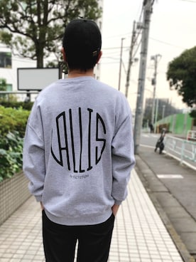 「バックプリント」｜tds_abyさん（メンズ・170cm）の冬コーディネート