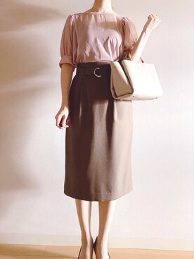 「LS Scene（エルエスシーン）のアイテム」を使った、chihoさん（レディース・160cm）の夏コーディネート