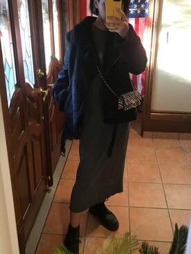 「ENVYM（アンビー）のアイテム（その他アウター）」を使った、s_a_k_iさん（レディース・164cm）の秋コーディネート
