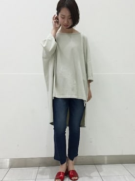 「LUC DNM （ラックデニム）のアイテム」を使った、JOURNAL STANDARD relume　EXPOCITY店さん（レディース・160cm）の夏コーディネート