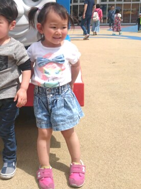 MikAnさん（キッズ・80cm）の春コーディネート