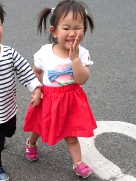 MikAnさん（キッズ・80cm）の春コーディネート