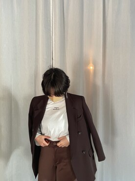 柴さん(レディース・158cm)の春コーディネート