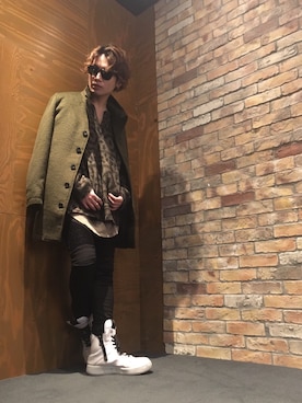 kazu.rock.001さん（メンズ・172cm）の冬コーディネート