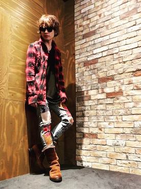 kazu.rock.001さん（メンズ・172cm）の冬コーディネート