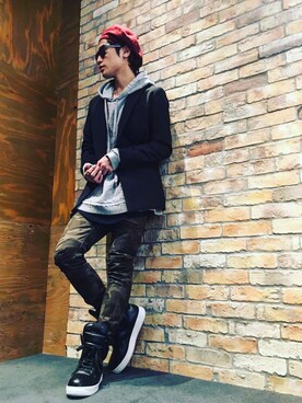 kazu.rock.001さん（メンズ・172cm）の冬コーディネート