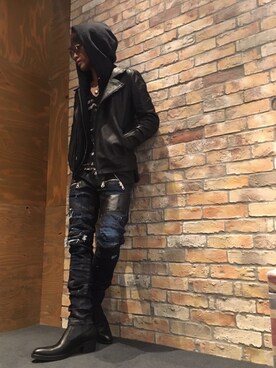 kazu.rock.001さん（メンズ・172cm）の冬コーディネート