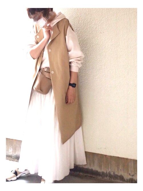 CASA FLINE（カーサフライン）の「organic cottonロングスカート