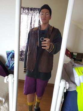 我蛾+Gさんのコーディネート