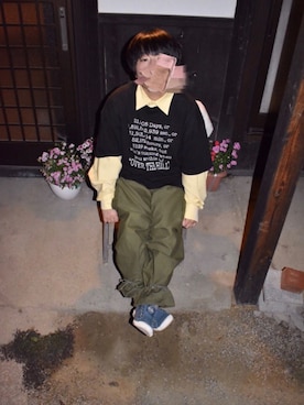 「CHAPS（チャップス）のアイテム」を使った、°kinokono°さん（レディース・150cm）の春コーディネート