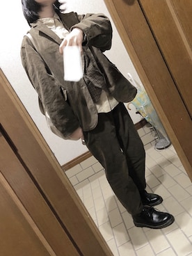 「Starting Over（スターティングオーバー）のアイテム（テーラードジャケット）」を使った、aripon.さん（レディース・165cm）の冬コーディネート