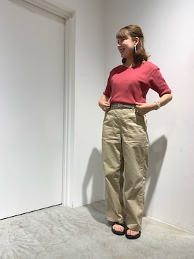 「Teva（テバ）のアイテム」を使った、ももこさん（レディース・157cm）の夏コーディネート