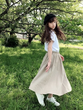 「classicalelf（クラシカルエルフ）のアイテム」を使った、classicalelfクラシカルエルフさん（キッズ・132cm）の春コーディネート