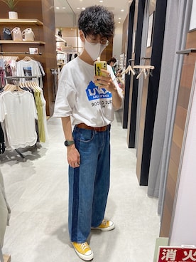 「ct70」｜「アイテム（腕時計）」を使った、金の字さん（メンズ・175cm）の夏コーディネート