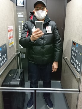 「RUSTICDIME（ラスティックダイム）のアイテム」を使った、タモさんさん（メンズ・171cm）の冬コーディネート