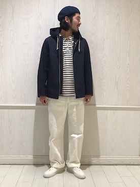 「orcival」｜「アイテム（ブルゾン）」を使った、satoさん（メンズ・175cm）の冬コーディネート