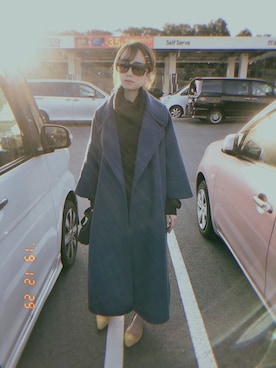 「お買い物」｜「アイテム（ジャケット/アウター）」を使った、aiさん（レディース・163cm）の冬コーディネート